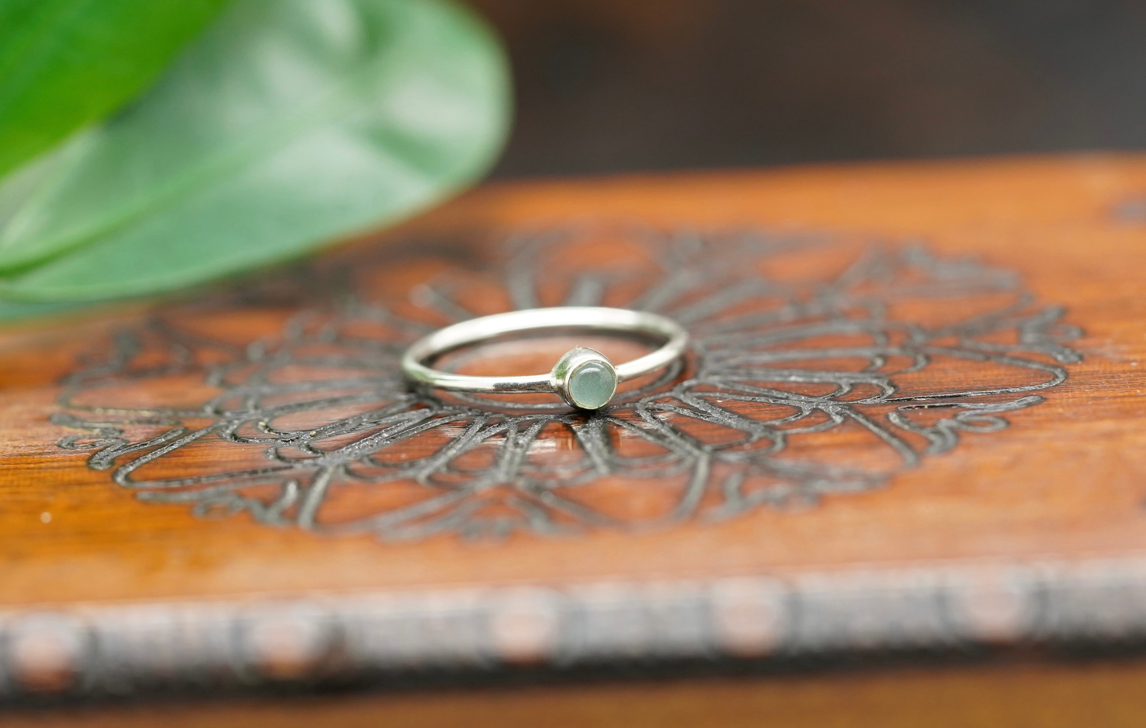 ring mit edelstein, edelstein ring, Aqua Chalcedon Ring, Angeni Ring