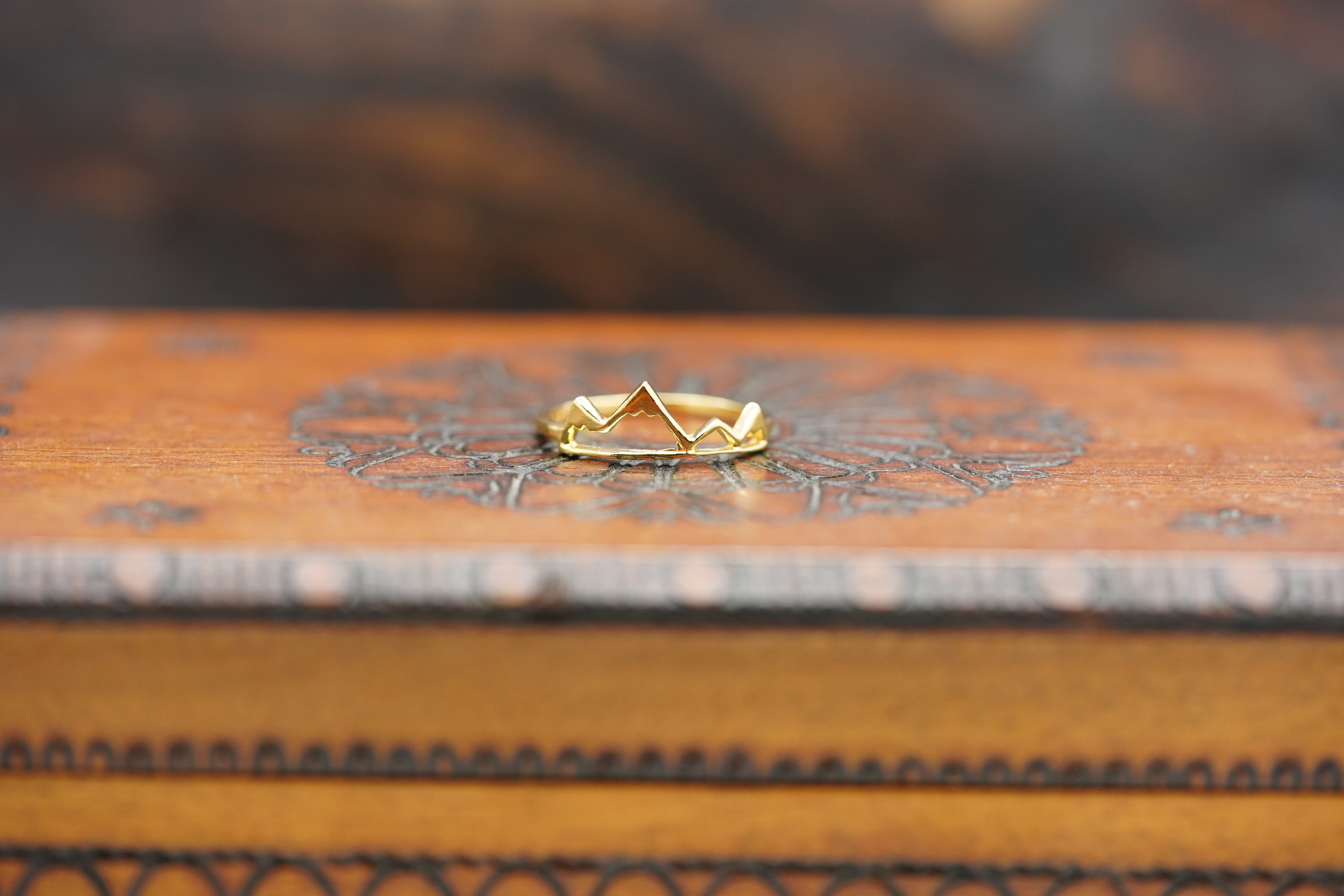 berg ring, ring berg, ring berge, ring berge gold, berge ring, ring vergoldet, vergoldeter ring, goldener ring schmuck,
