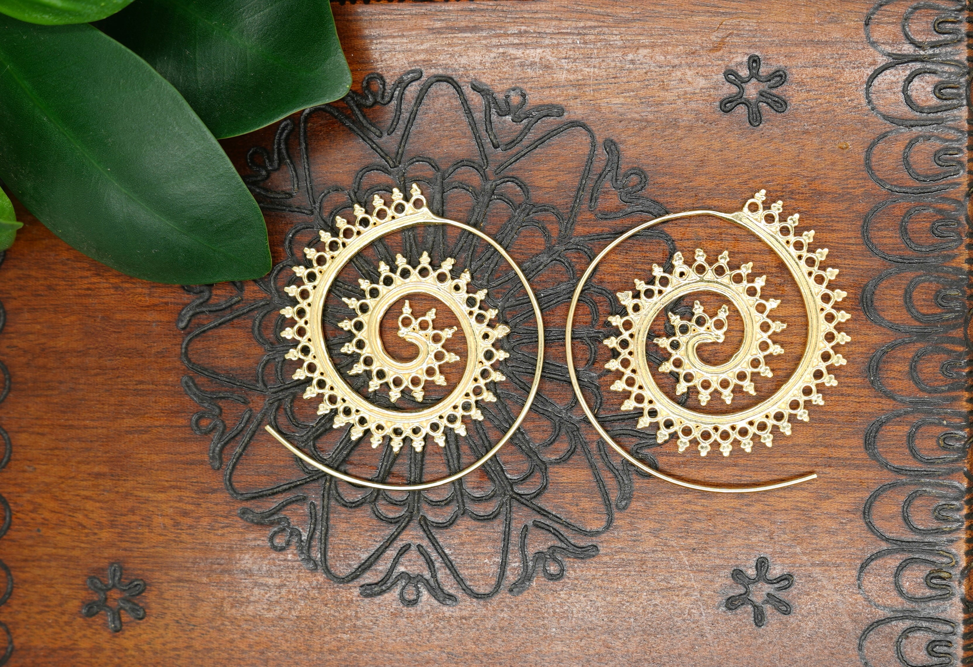 Ohrring vergoldet, Schmuck vergoldet, Dakoda
