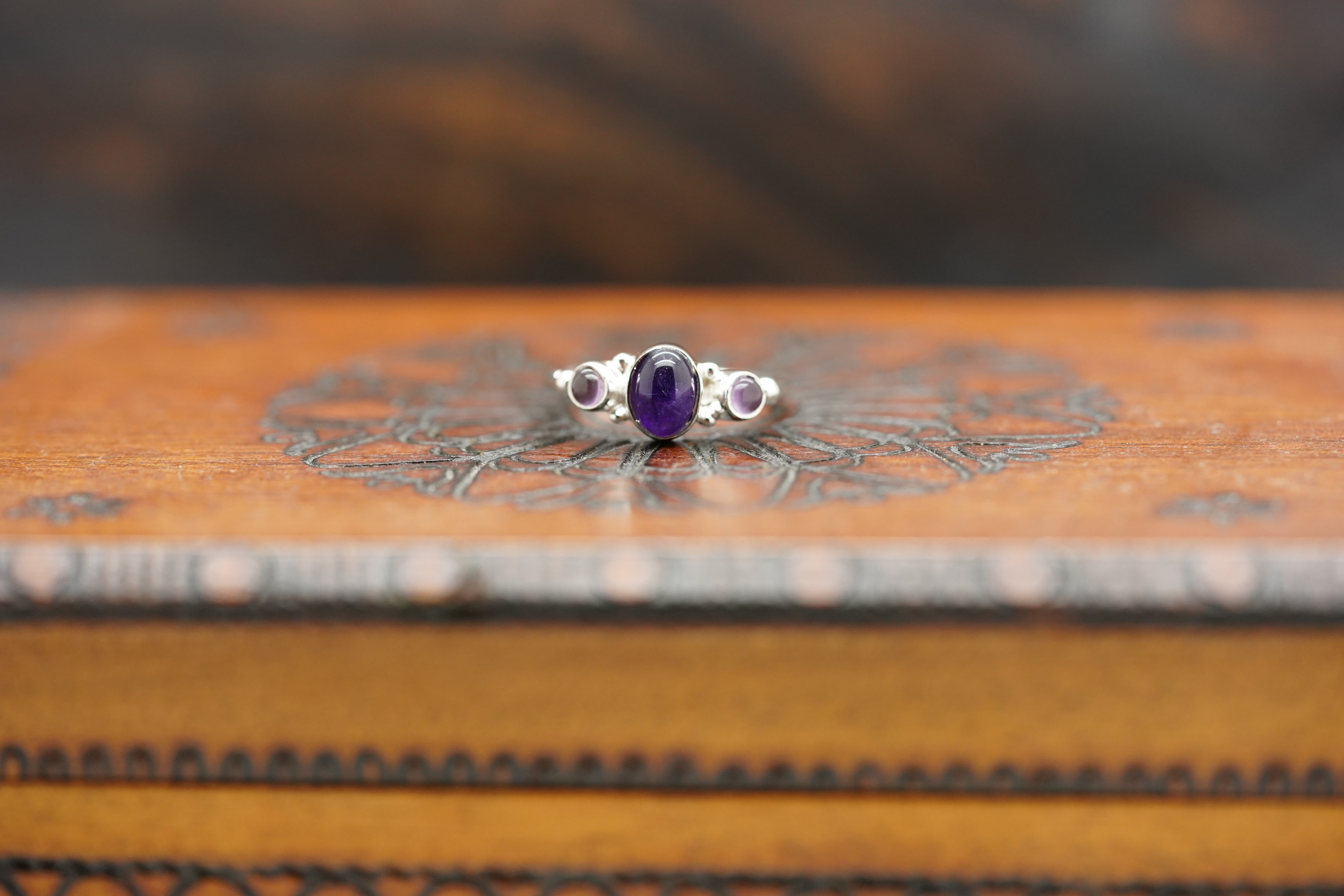 amethyst ring, ring amethyst, ring aus amethyst, ewa ring, Silber ring, Edelstein ring
