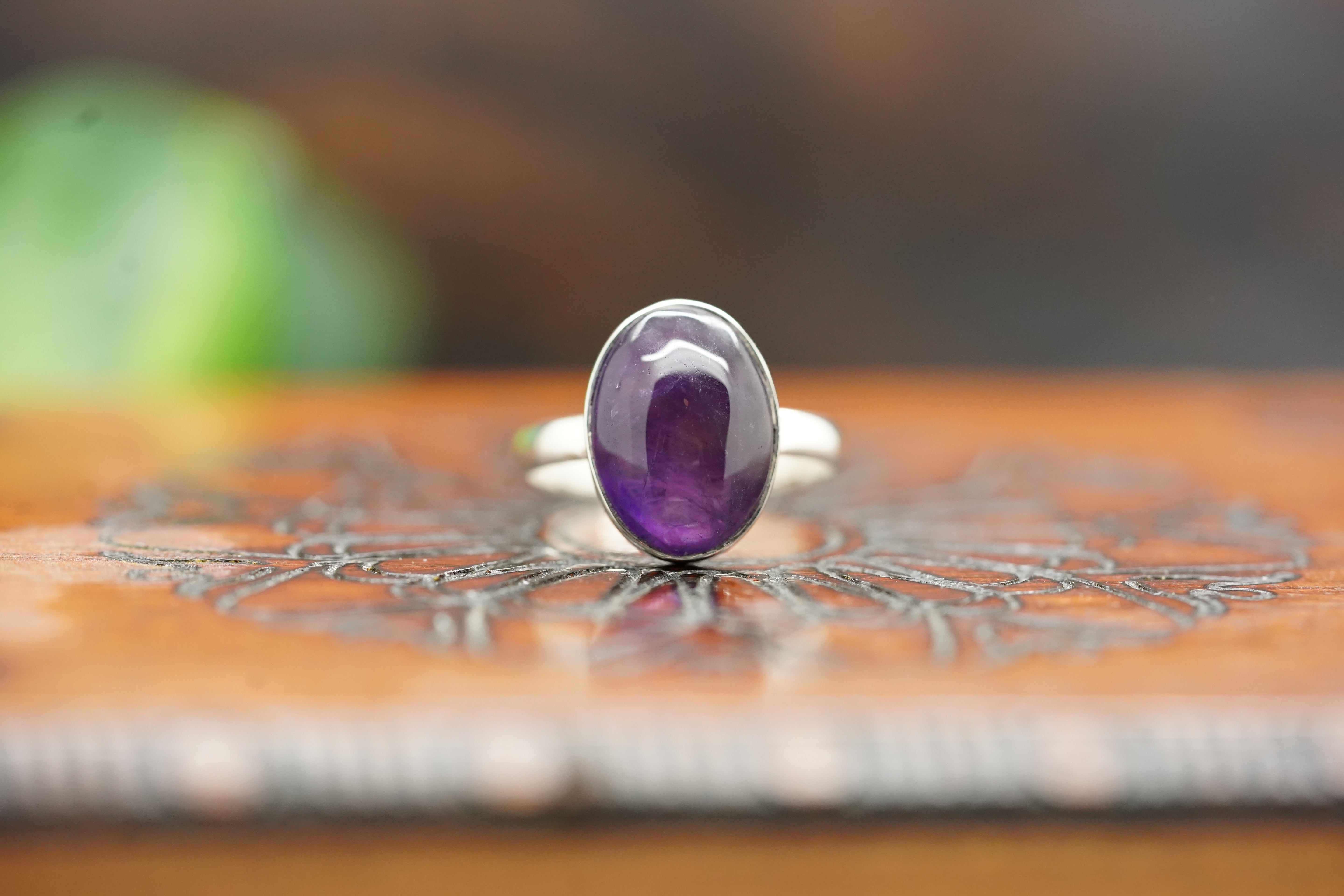 amethyst ring, ring amethyst, ring aus amethyst, kaya ring, Silber ring, Edelstein ring