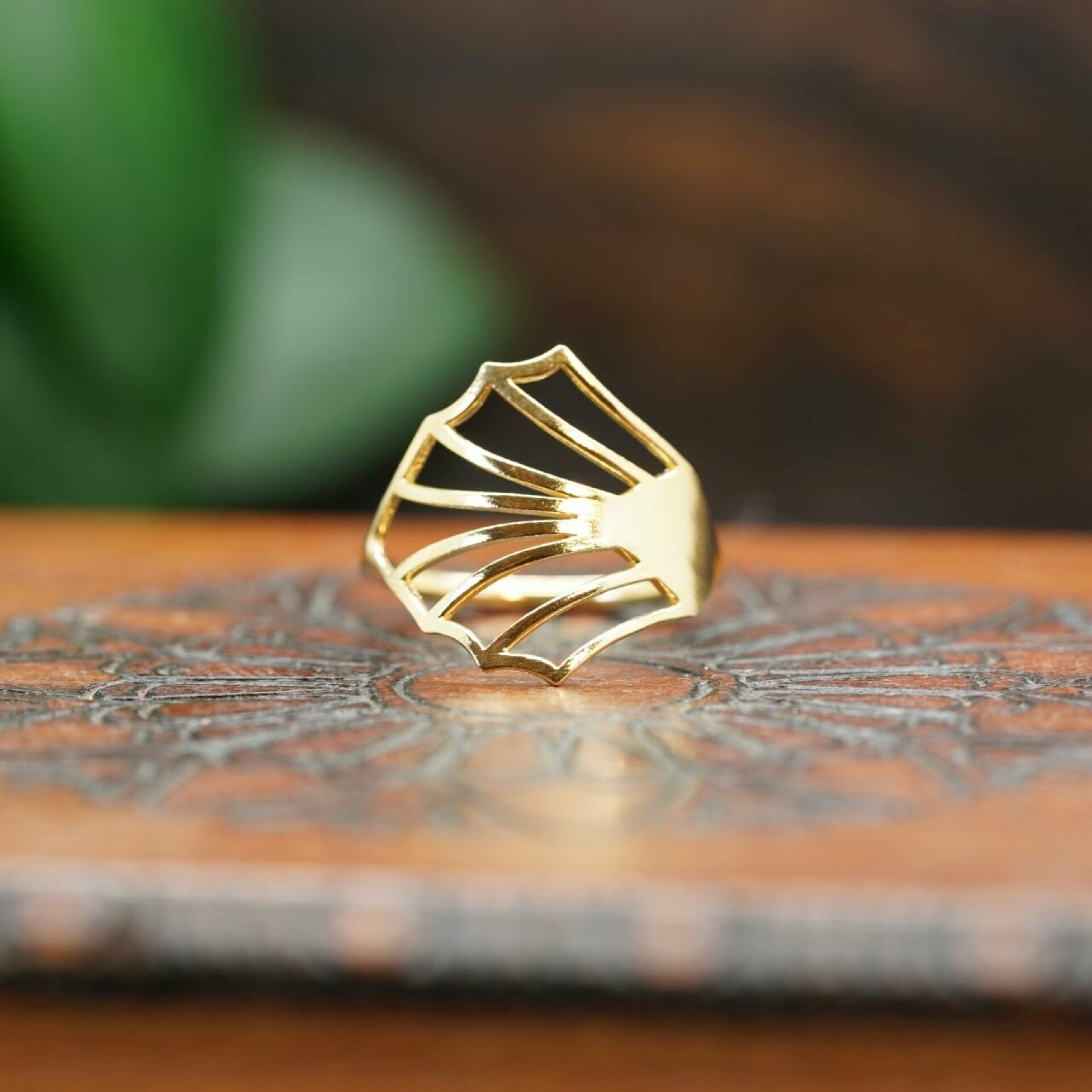 ring vergoldet, vergoldeter ring, goldener ring schmuck, liseli ring
