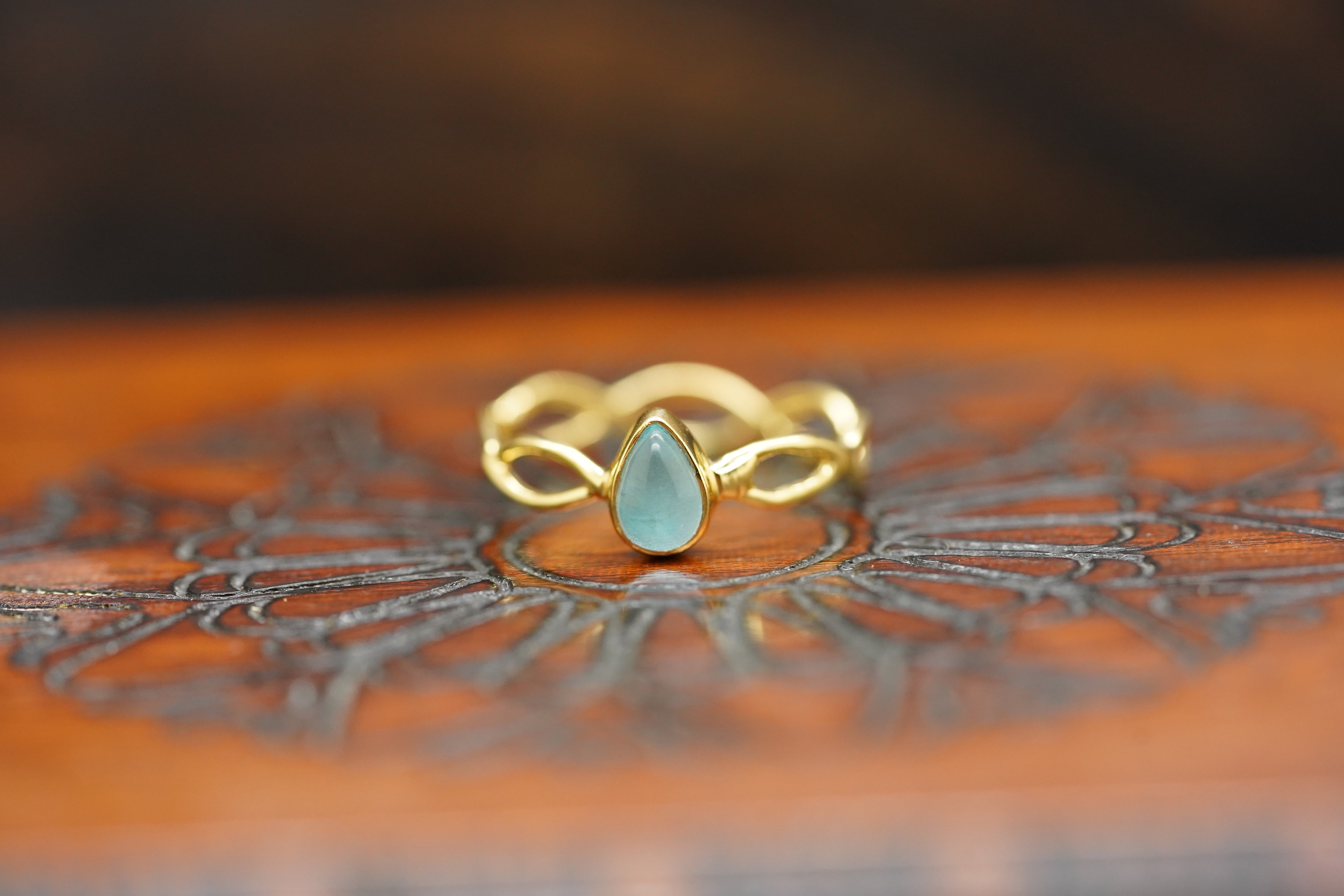 topas ring, ring blauer topas, blauer topas ring, topas ring gold, topas schmuck, schmuck mit topas, ring vergoldet, vergoldeter ring, goldener ring schmuck, Edelstein ring, nokomi ring