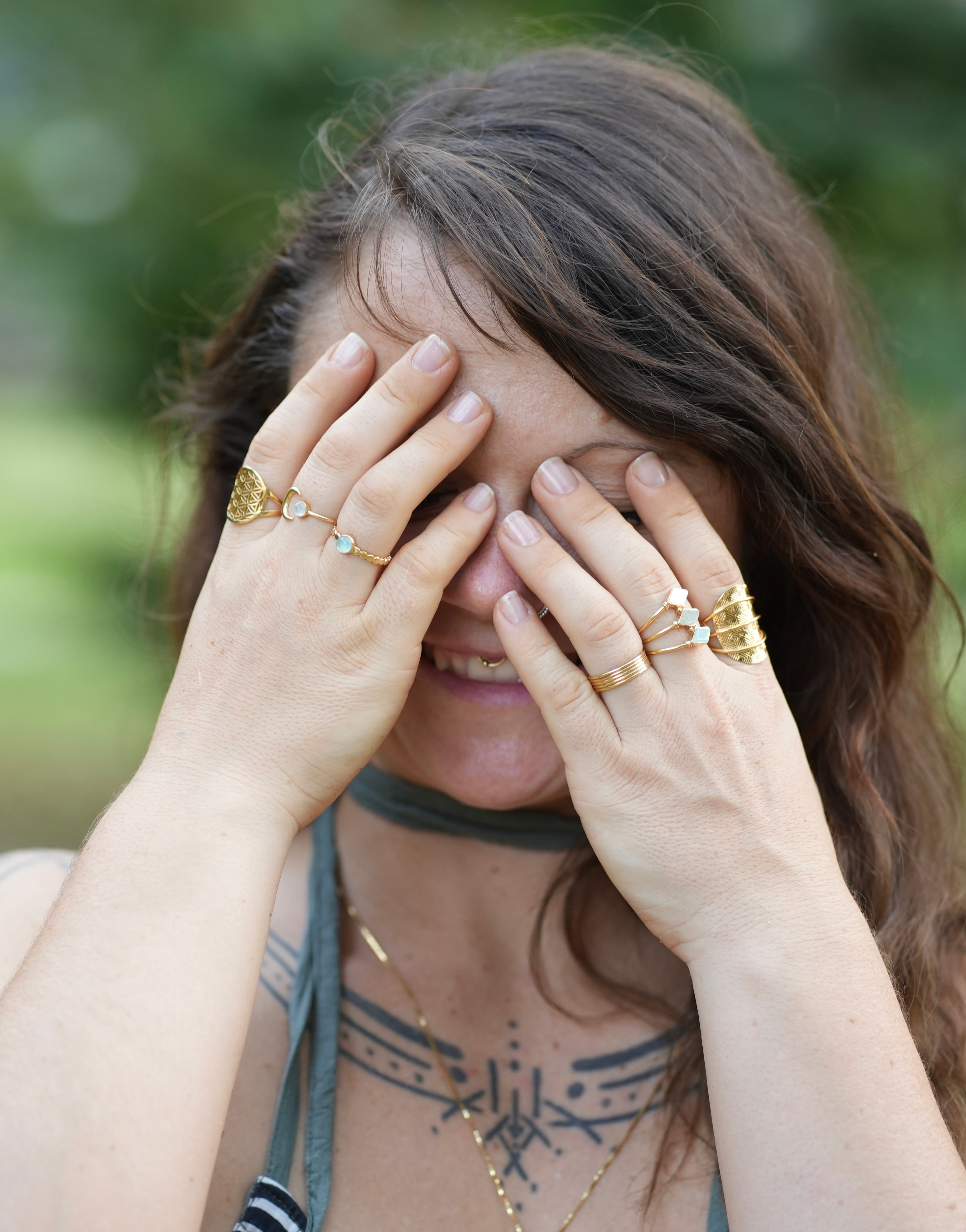 Mond Ring, Mond Schmuck, Schmuck Mond, Mond Ring Gold, Jaci Ring